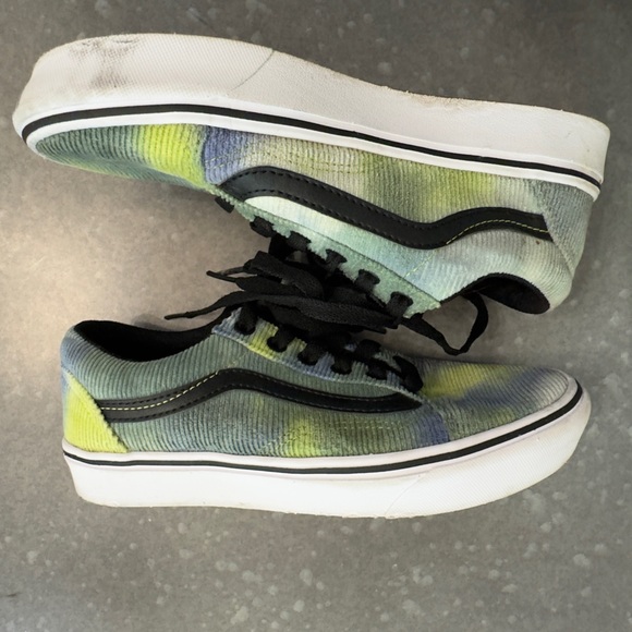 VANS Blotched Comfycush Old Skool Shoes - Picture 13 of 14